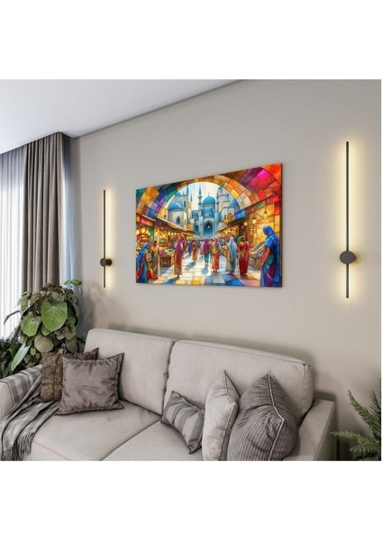 Doğa Manzaralı Cam Tablo - Istanbul - Yatay Motif 02-006 fırsatları