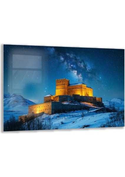Doğa Manzaralı Cam Tablo - Anadolu - Yatay Motif 03-097