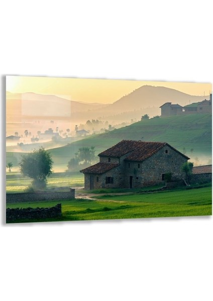 Doğa Manzaralı Cam Tablo - Anadolu - Yatay Motif 03-091