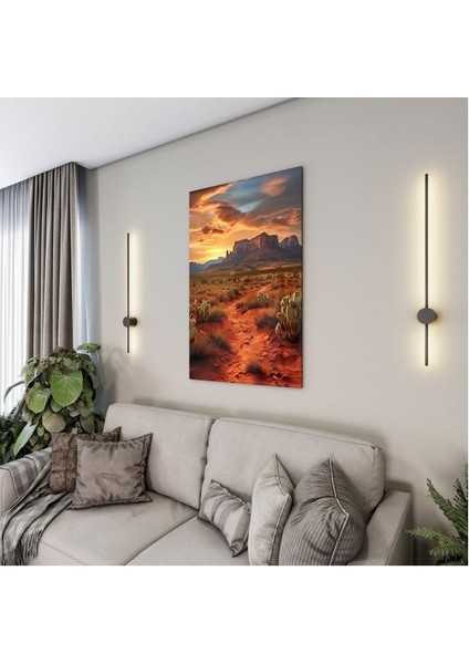Doğa Manzaralı Cam Tablo - Karışık - Dikey Motif 01-041 fırsatları