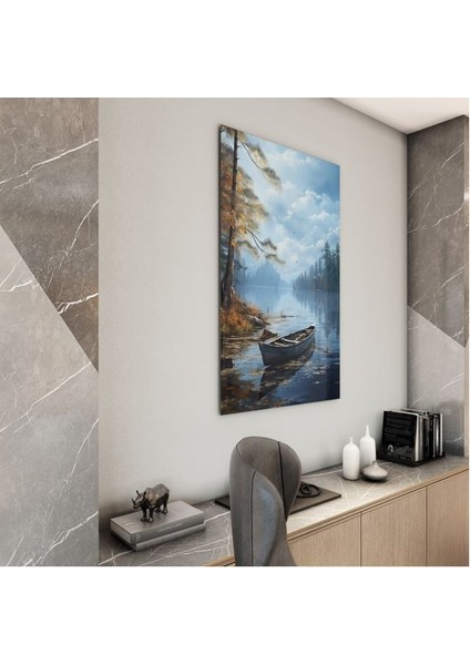 Doğa Manzaralı Cam Tablo - Karışık - Dikey Motif 01-044 modelleri