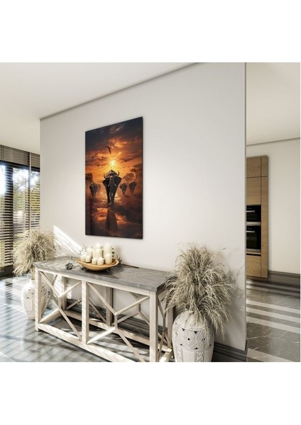 Doğa Manzaralı Cam Tablo - Karışık - Dikey Motif 01-055 indirimleri