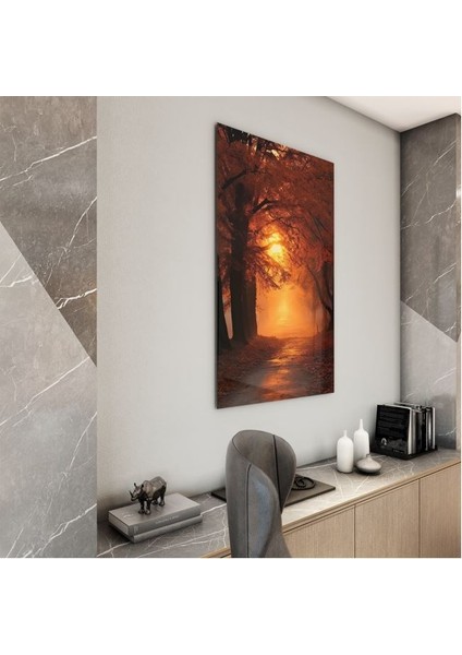 Doğa Manzaralı Cam Tablo - Karışık - Dikey Motif 01-067 modelleri