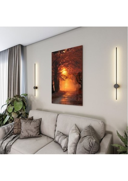Doğa Manzaralı Cam Tablo - Karışık - Dikey Motif 01-067 fırsatları