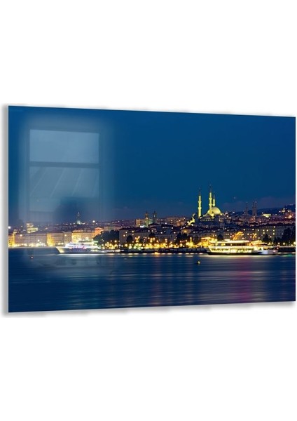 Doğa Manzaralı Cam Tablo - Istanbul - Yatay Motif 02-040