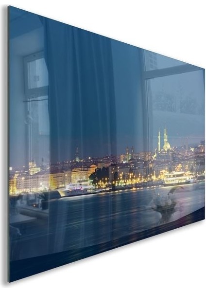 Doğa Manzaralı Cam Tablo - Istanbul - Yatay Motif 02-040 fiyatları