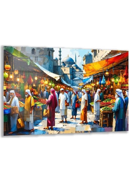 Doğa Manzaralı Cam Tablo - Istanbul - Yatay Motif 02-046
