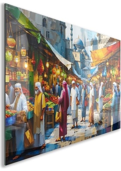 Doğa Manzaralı Cam Tablo - Istanbul - Yatay Motif 02-046 fiyatları