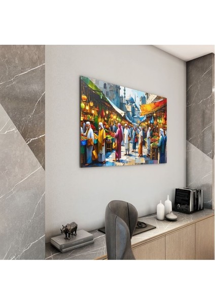 Doğa Manzaralı Cam Tablo - Istanbul - Yatay Motif 02-046 modelleri