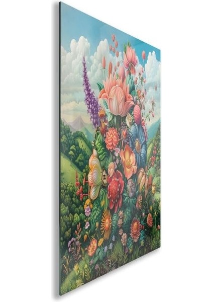 Doğa Manzaralı Cam Tablo - Karışık - Dikey Motif 01-049 fiyatları