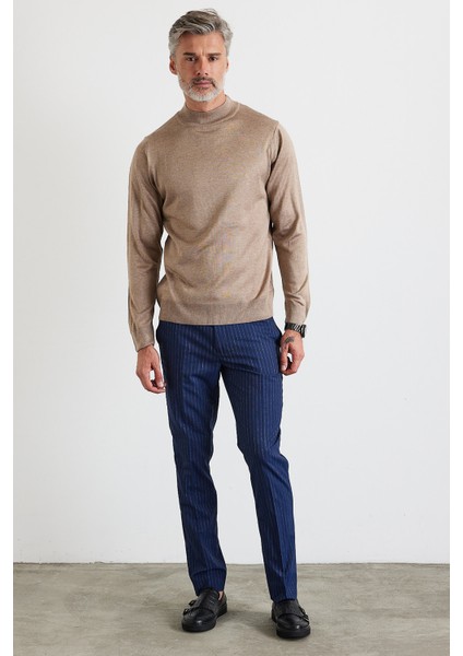 Erkek Büyük Beden Normal Kesim Yarım Balıkçı Yaka Triko Kazak modelleri