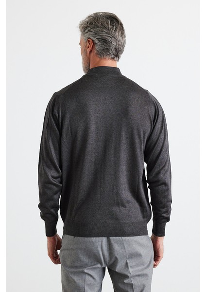 Erkek Büyük Beden Normal Kesim Yarım Balıkçı Yaka Triko Kazak fırsatları