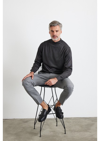 Erkek Büyük Beden Normal Kesim Yarım Balıkçı Yaka Triko Kazak indirimleri