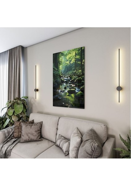 Doğa Manzaralı Cam Tablo - Karışık - Dikey Motif 01-004 fırsatları