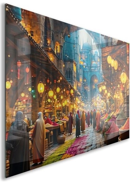 Doğa Manzaralı Cam Tablo - Istanbul - Yatay Motif 02-033 fiyatları