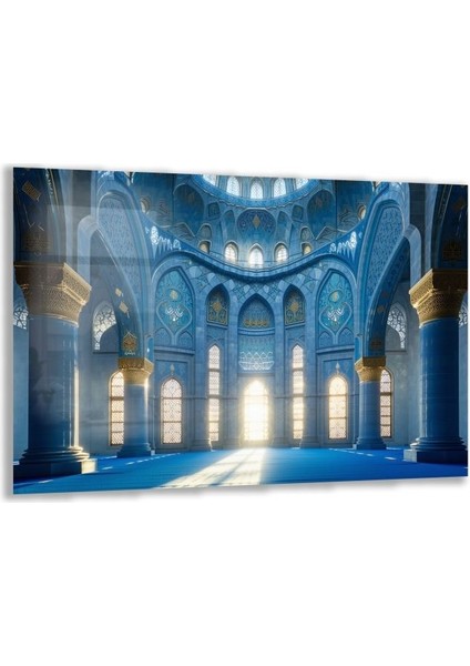 Doğa Manzaralı Cam Tablo - Istanbul - Yatay Motif 02-041