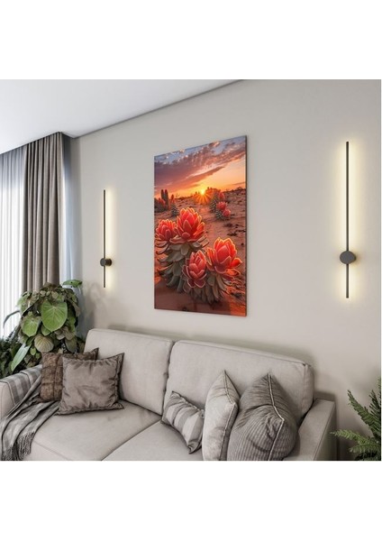 Doğa Manzaralı Cam Tablo - Karışık - Dikey Motif 01-074 fırsatları