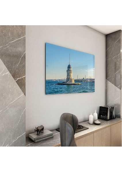 Doğa Manzaralı Cam Tablo - Istanbul - Yatay Motif 02-036 modelleri