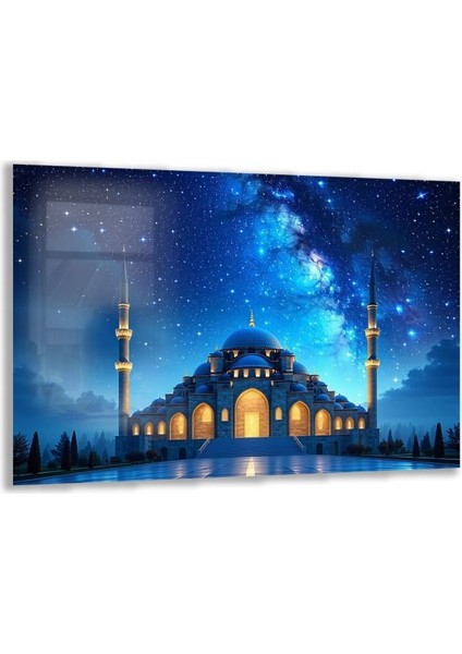 Doğa Manzaralı Cam Tablo - Istanbul - Yatay Motif 02-013