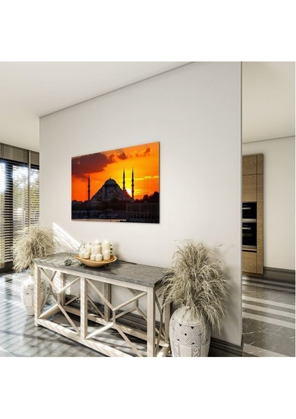 Doğa Manzaralı Cam Tablo - Istanbul - Yatay Motif 02-016 indirimleri