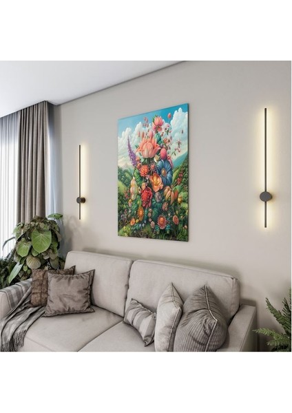 Doğa Manzaralı Cam Tablo - Karışık - Dikey Motif 01-049 fırsatları