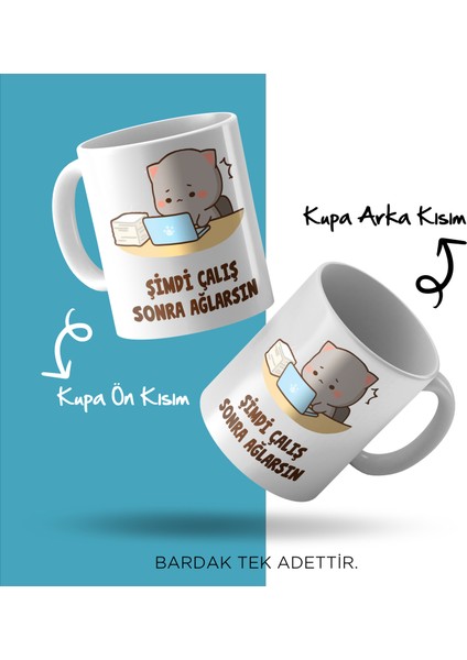 Eğlenceli ve Espirili Porselen Kupa Bardak