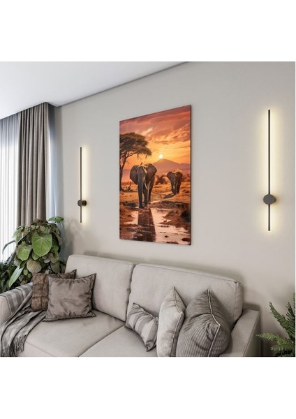 Doğa Manzaralı Cam Tablo - Karışık - Dikey Motif 01-025 fırsatları