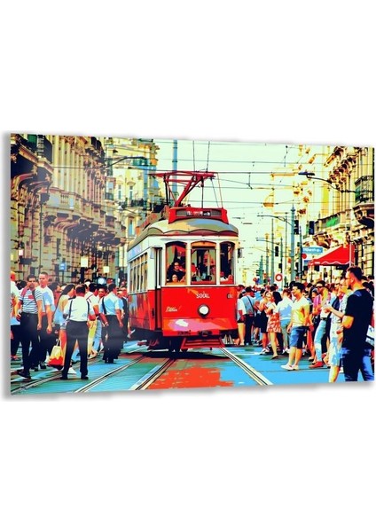Doğa Manzaralı Cam Tablo - Istanbul - Yatay Motif 02-004