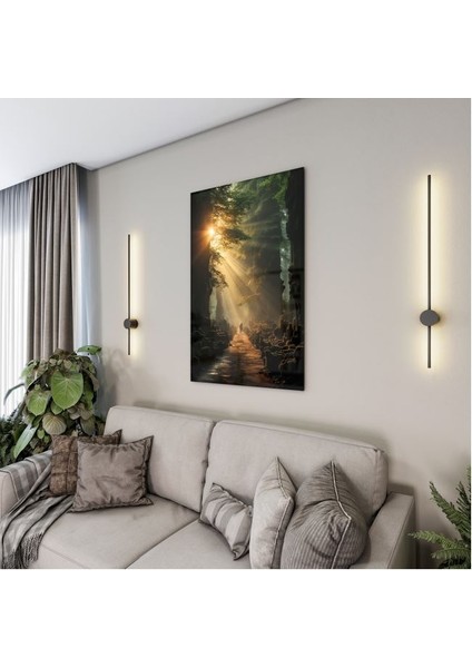 Doğa Manzaralı Cam Tablo - Karışık - Dikey Motif 01-033 fırsatları