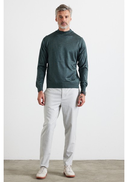 Erkek Büyük Beden Normal Kesim Yarım Balıkçı Yaka Triko Kazak fiyatları