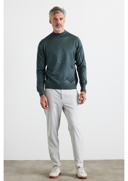 Erkek Büyük Beden Normal Kesim Yarım Balıkçı Yaka Triko Kazak modelleri