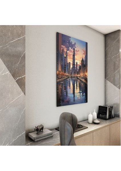 Doğa Manzaralı Cam Tablo - Karışık - Dikey Motif 01-097 modelleri