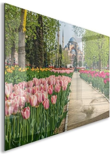 Doğa Manzaralı Cam Tablo - Istanbul - Yatay Motif 02-008 fiyatları