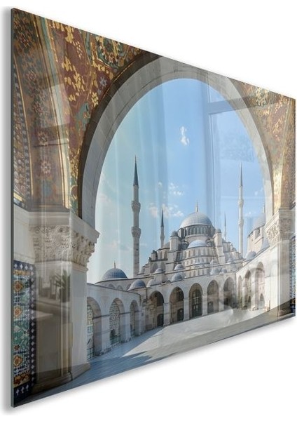 Doğa Manzaralı Cam Tablo - Istanbul - Yatay Motif 02-030 fiyatları