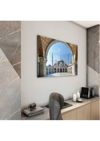 Doğa Manzaralı Cam Tablo - Istanbul - Yatay Motif 02-030 modelleri