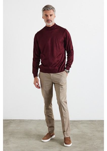 Erkek Büyük Beden Normal Kesim Yarım Balıkçı Yaka Triko Kazak fiyatları