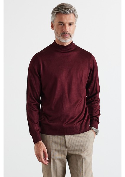 Erkek Büyük Beden Normal Kesim Yarım Balıkçı Yaka Triko Kazak modelleri