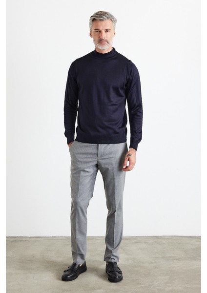 Erkek Büyük Beden Normal Kesim Yarım Balıkçı Yaka Triko Kazak fiyatları