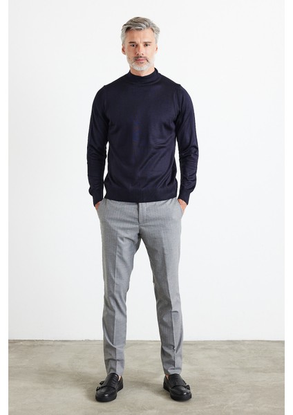 Erkek Büyük Beden Normal Kesim Yarım Balıkçı Yaka Triko Kazak modelleri