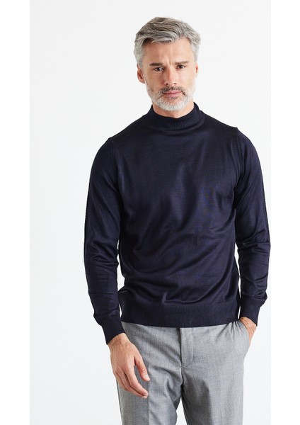 Erkek Büyük Beden Normal Kesim Yarım Balıkçı Yaka Triko Kazak fırsatları