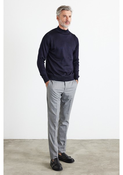 Erkek Büyük Beden Normal Kesim Yarım Balıkçı Yaka Triko Kazak indirimleri