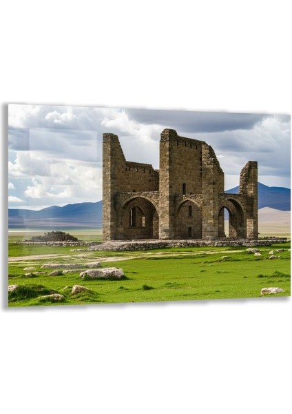 Doğa Manzaralı Cam Tablo - Anadolu - Yatay Motif 03-007