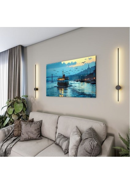 Doğa Manzaralı Cam Tablo - Istanbul - Yatay Motif 02-017 fırsatları