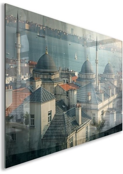 Doğa Manzaralı Cam Tablo - Istanbul - Yatay Motif 02-010 fiyatları