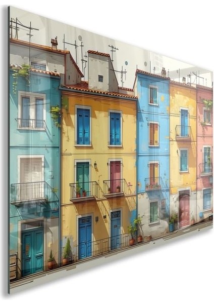 Doğa Manzaralı Cam Tablo - Istanbul - Yatay Motif 02-018 fiyatları
