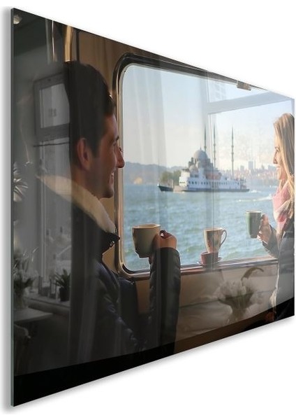 Doğa Manzaralı Cam Tablo - Istanbul - Yatay Motif 02-044 fiyatları