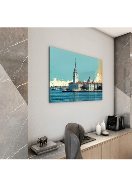 Doğa Manzaralı Cam Tablo - Istanbul - Yatay Motif 02-034 modelleri