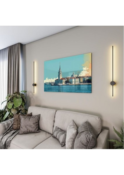 Doğa Manzaralı Cam Tablo - Istanbul - Yatay Motif 02-034 fırsatları