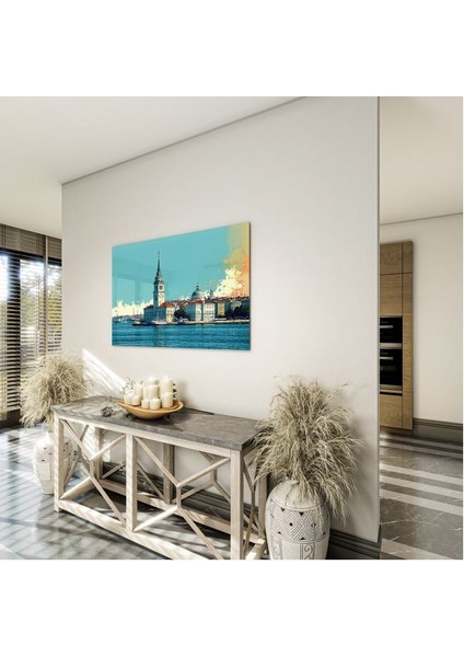 Doğa Manzaralı Cam Tablo - Istanbul - Yatay Motif 02-034 indirimleri