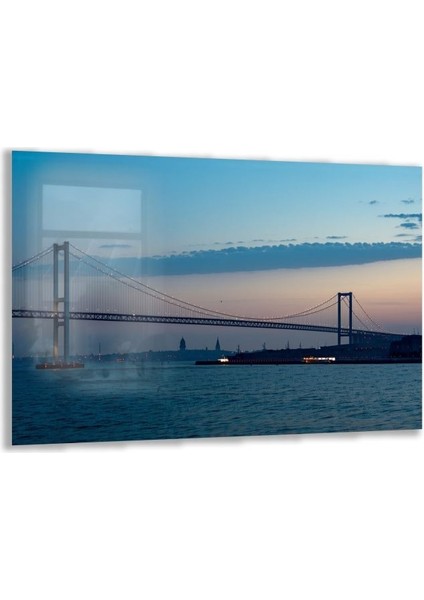 Doğa Manzaralı Cam Tablo - Istanbul - Yatay Motif 02-047